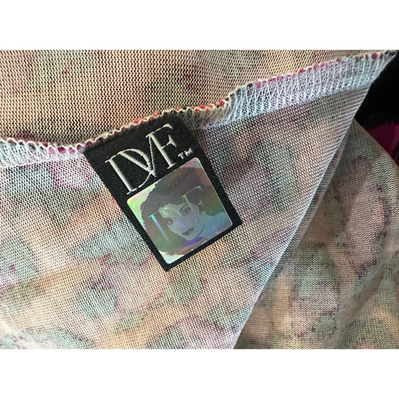 Diane Von Furstenberg Vintage Jill Top Silk Wrap Leopard Print Blouse Size 8 - Picture 13 of 15